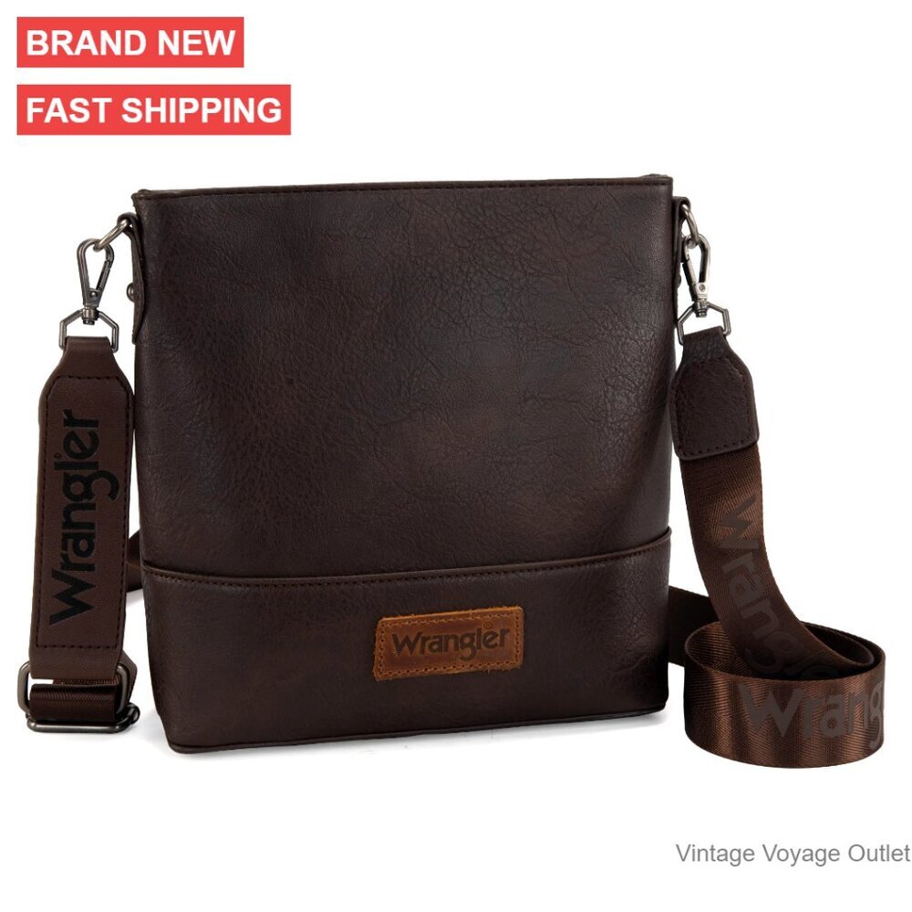 Premium Vegan Leather Crossbody Bag with Reinforced Feet, 10x9x3.5 Inches